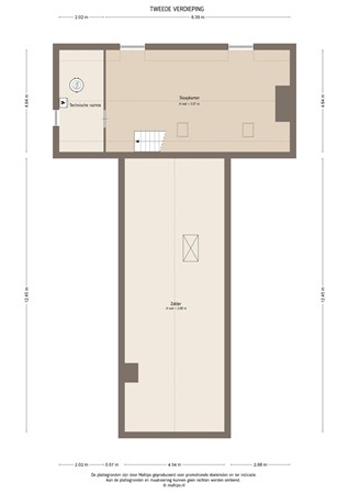 Floorplan - Zuiderlingedijk 179, 4211 BE Spijk